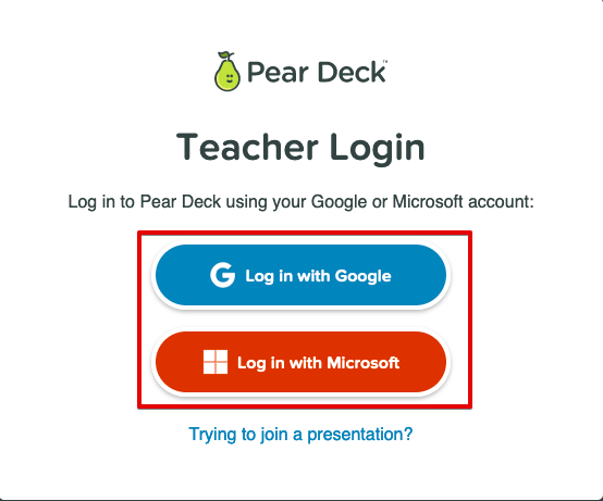 Peardeck-Login-Account-step